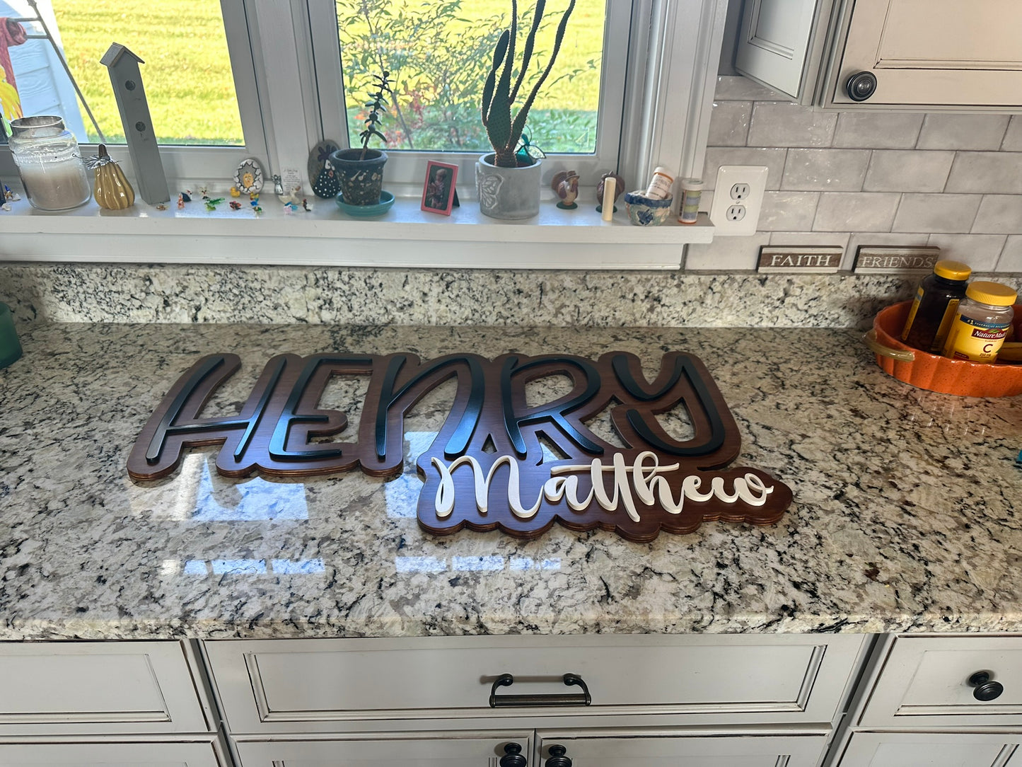 Personalized name sign
